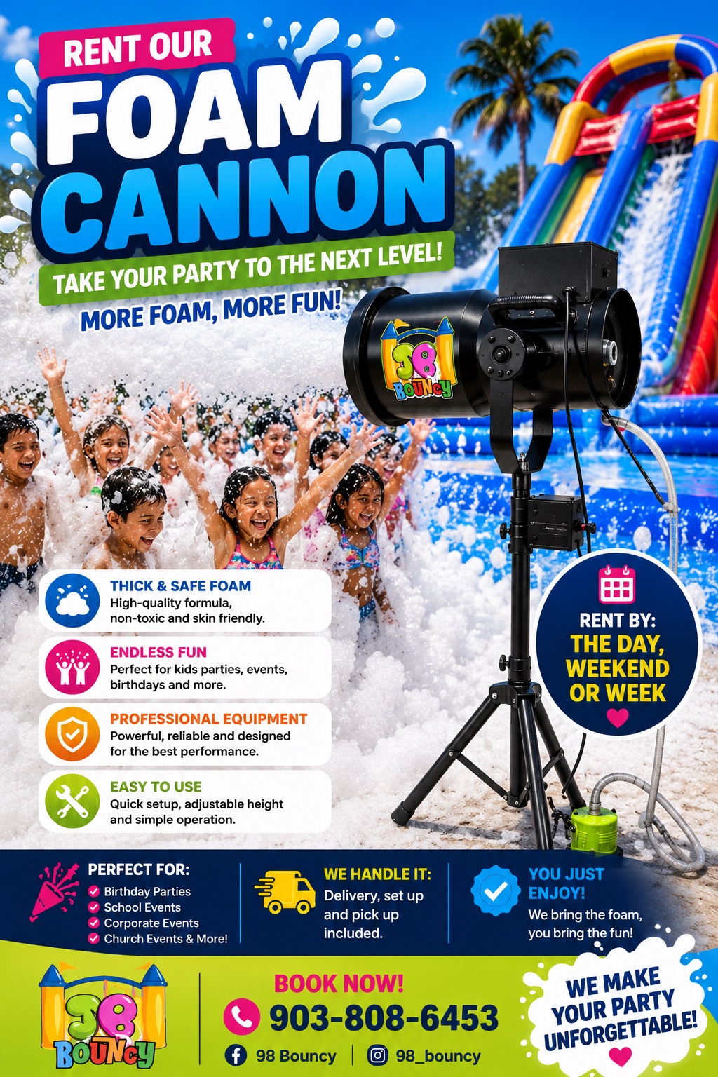 JB Bouncy Foam Cannon