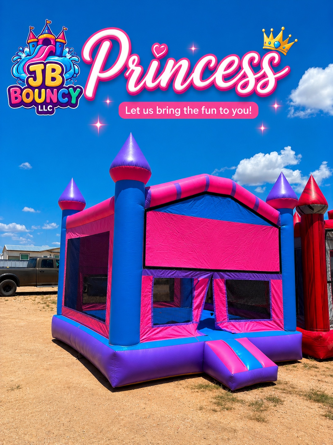 Princess bounce house