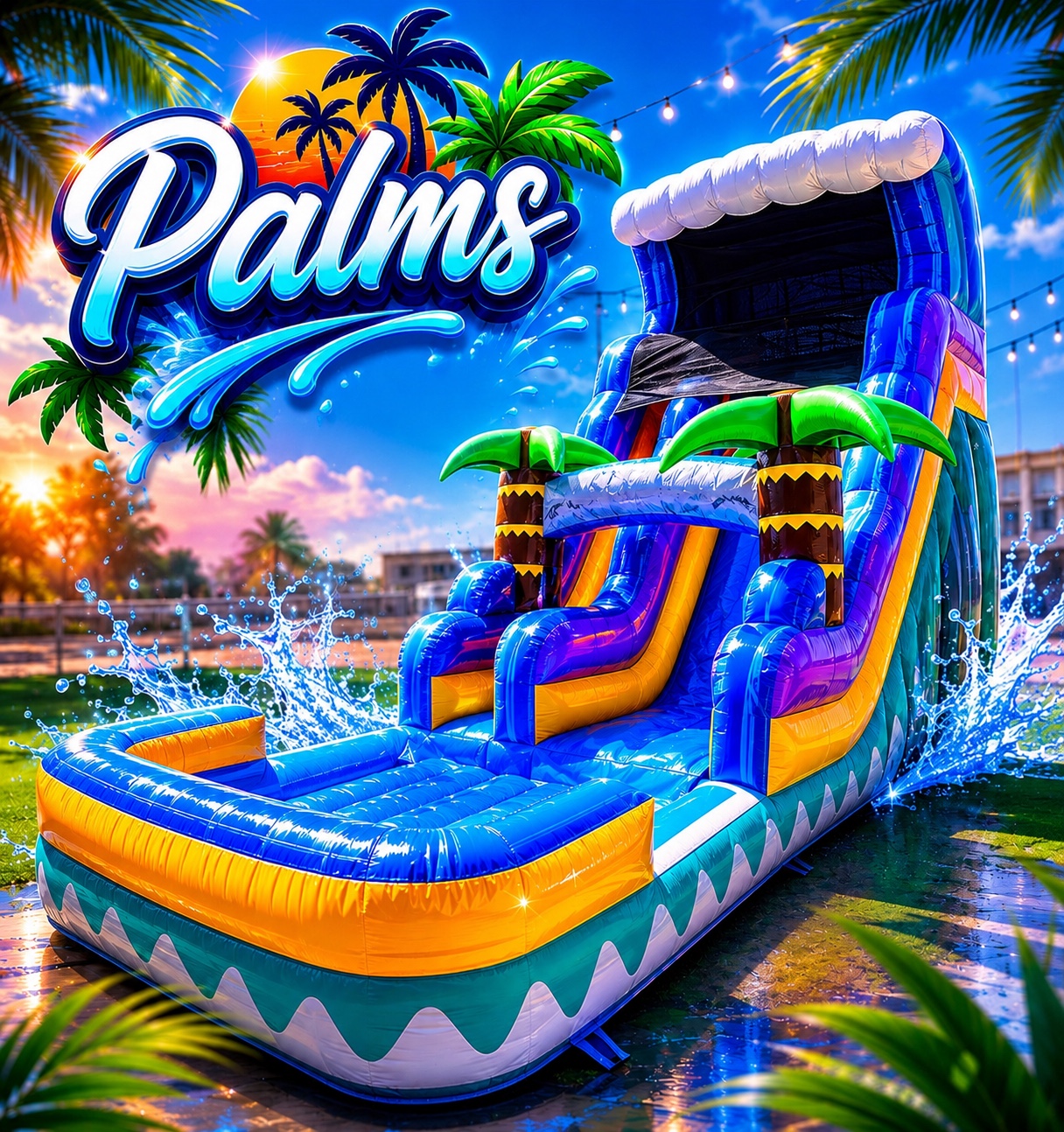 Palms water slide